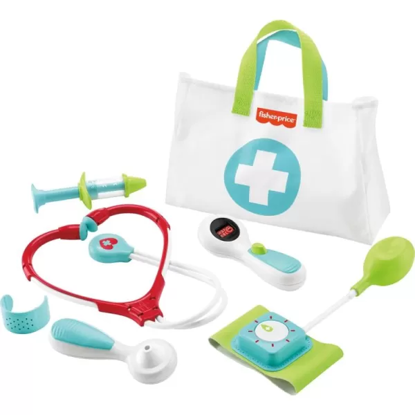 FisherPrice Preschool Pretend Play Medical Kit 7Piece Doctor Bag Dress Up Toys for Kids Ages 3 YearsMedical Kit