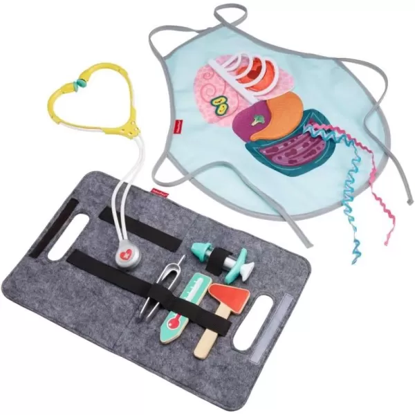 FisherPrice Preschool Toy Patient and Doctor Set 7Piece Dress Up Kit for Medical Pretend Play Kids Ages 3 Years