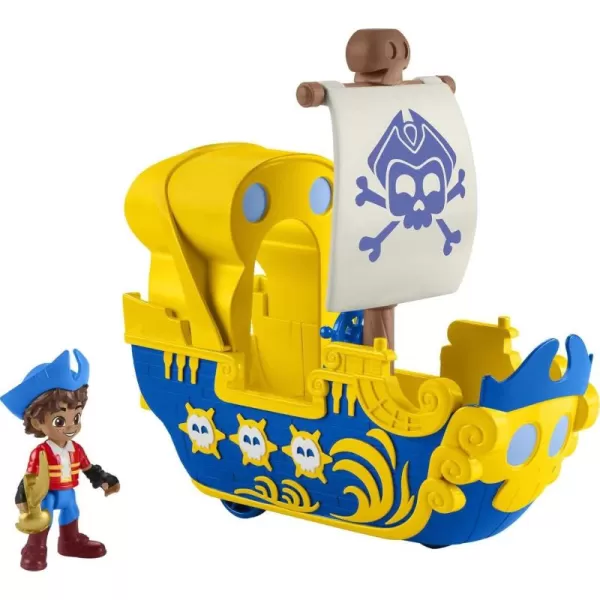 FisherPrice Preschool Toys Santiago of The Seas Santiago Figure ampamp El Bravo Pirate Ship for Pretend Play Kids Ages 3 Years