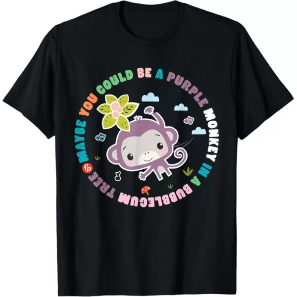 FisherPrice Purple Monkey  Hanging Purple Monkey TShirtBlack
