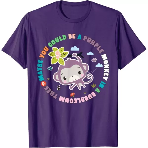 FisherPrice Purple Monkey  Hanging Purple Monkey TShirtPurple