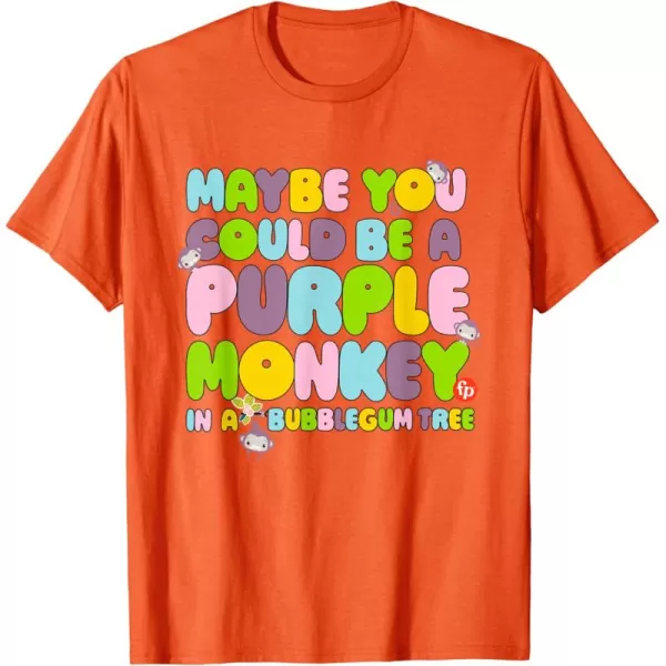 FisherPrice Purple Monkey  Maybe You Could Be TShirtOrange