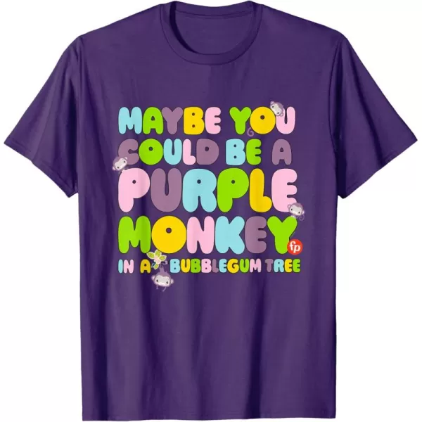 FisherPrice Purple Monkey  Maybe You Could Be TShirtPurple