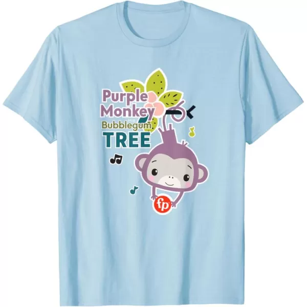 FisherPrice Purple Monkey Bubblegum Tree TShirtBaby Blue