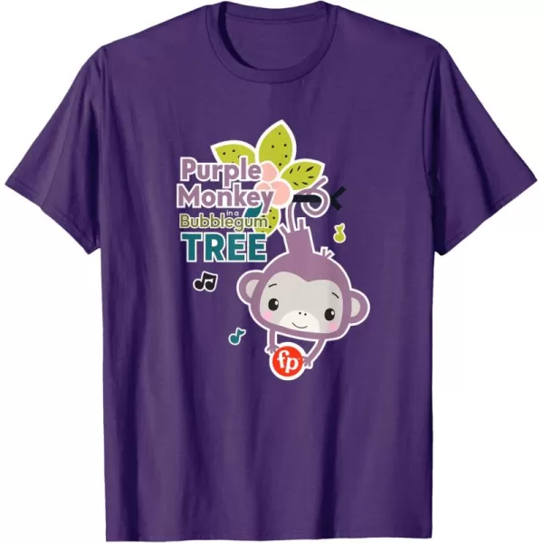 FisherPrice Purple Monkey Bubblegum Tree TShirtPurple