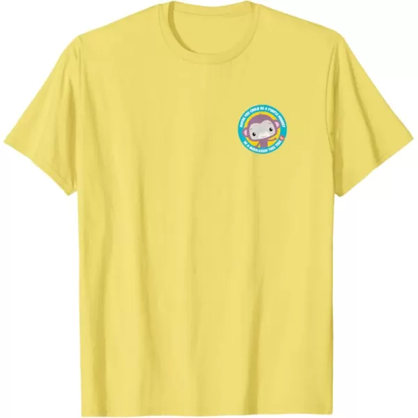 FisherPrice Purple Monkey Circle TShirtLemon Yellow