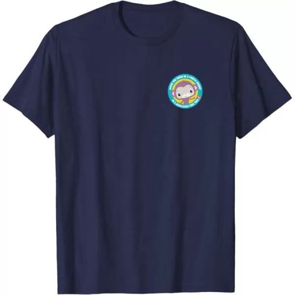 FisherPrice Purple Monkey Circle TShirtNavy Blue
