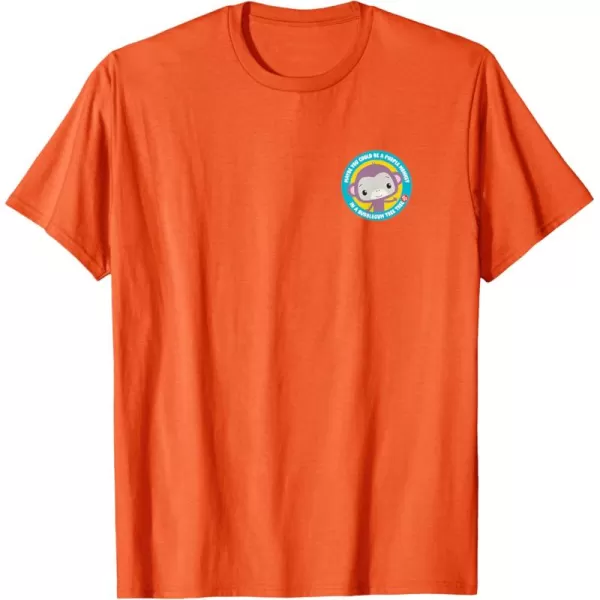 FisherPrice Purple Monkey Circle TShirtOrange