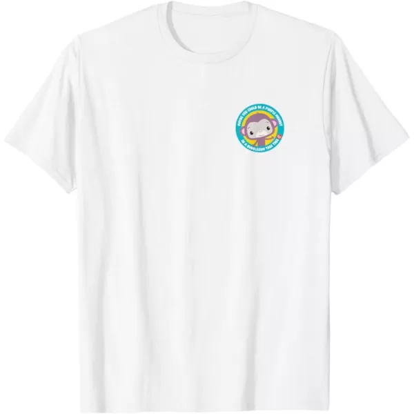 FisherPrice Purple Monkey Circle TShirtWhite