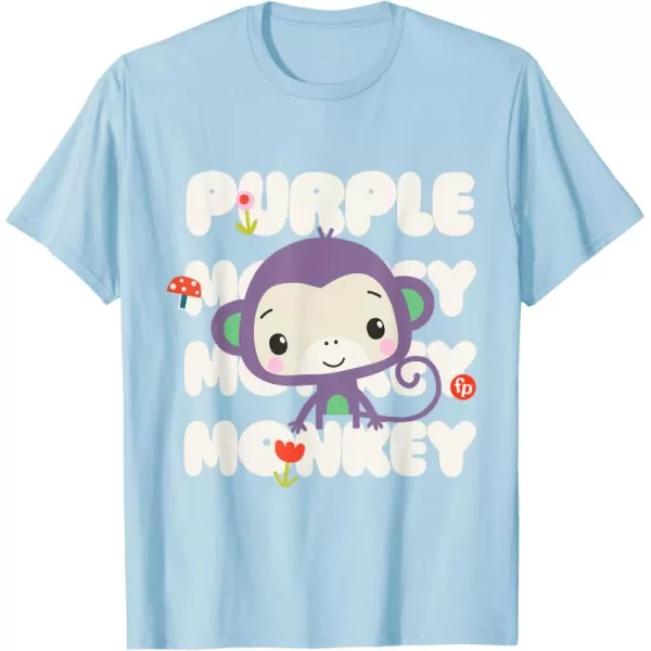 FisherPrice Purple Monkey TShirtBaby Blue