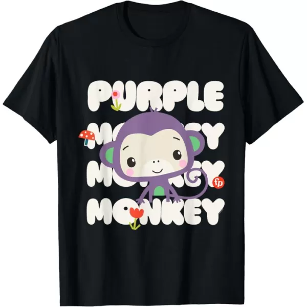 FisherPrice Purple Monkey TShirtBlack