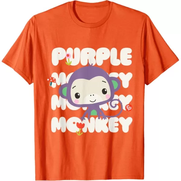 FisherPrice Purple Monkey TShirtOrange