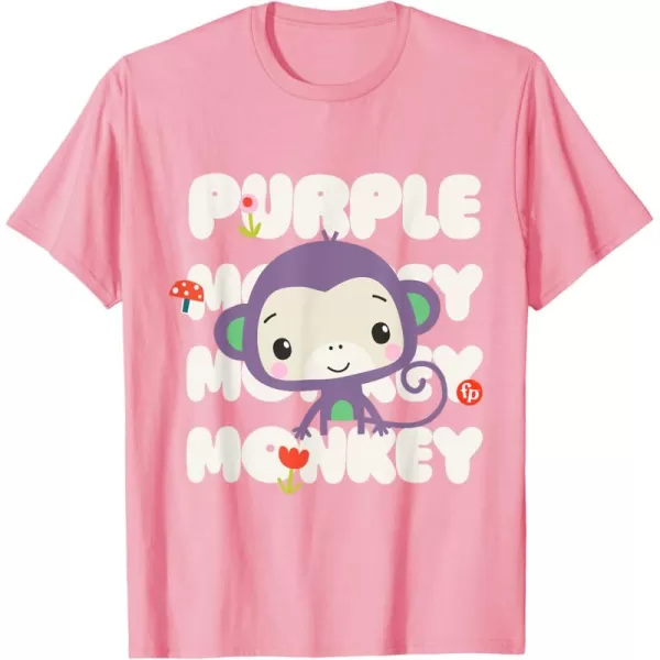 FisherPrice Purple Monkey TShirtPink