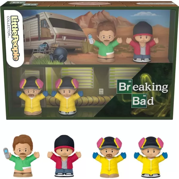 Little People Collector Breaking Bad TV Show Special Edition Figure Set in Display Box for Adults ampamp Fans