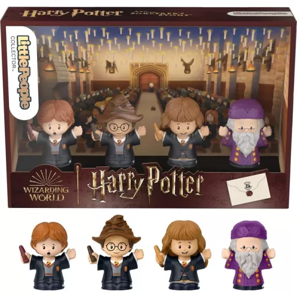 Little People Collector Harry Potter and The Prisoner of Azkaban Movie Special Edition Set for Adults ampamp Fans 4 FiguresSorcerers Stone