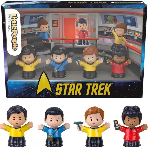 Little People Collector Star Trek TV Series Special Edition Set for Adults ampamp Fans 4 Figures in Display Package