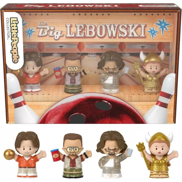 Little People Collector The Big Lebowski Movie Special Edition Set 4 Figures for Adults ampamp Fans in a Display Box