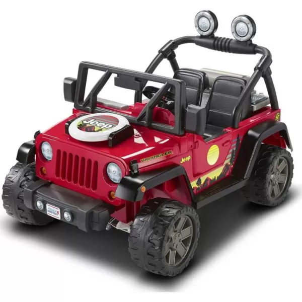 Power Wheels RideOn Toy BBQ Fun Jeep Wrangler BatteryPowered Vehicle with Sounds Pretend Grill ampamp 5 Food Pieces Preschool Kids 3 YearsBBQ Fun