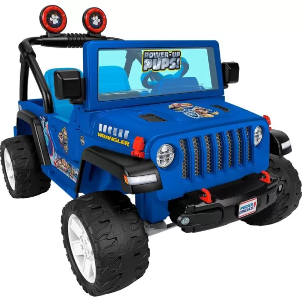 Power Wheels RideOn Toy PAW Patrol Mighty Movie Jeep Wrangler BatteryPowered Vehicle with Sounds Seats 2 Ages 3 Years