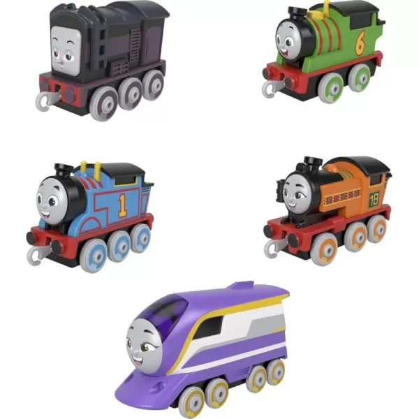 THOMAS ampamp FRIENDS Diecast Toy Trains Adventures Engines Pack Set of 5 PushAlong Vehicles for Preschool Pretend Play Kids Ages 3 Years