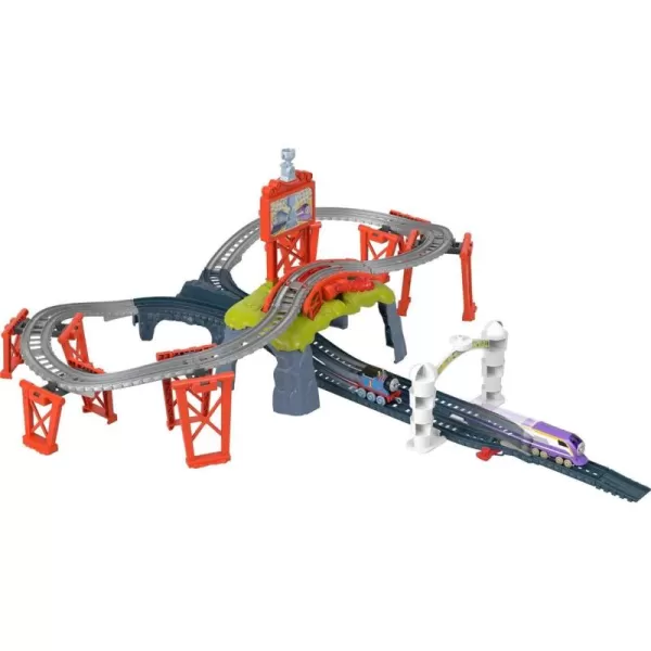 Thomas ampamp Friends Diecast Toy Train Set Race for the Sodor Cup Track Playset with Thomas ampamp Kana Engines for Pretend Play Kids Ages 3 Years