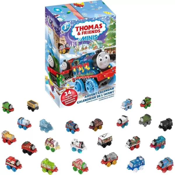 Thomas ampamp Friends MINIS Advent Calendar 2023 Christmas 24 Miniature Toy Trains and Vehicles for Preschool Kids Ages 3 Years2023