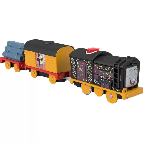 Thomas ampamp Friends Motorized Toy Train Talking Percy Engine with Sounds Phrases ampamp Harold Helicopter for Preschool Pretend Play Kids Ages 3 YearsDiesel