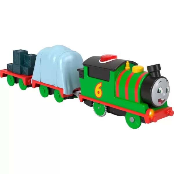 Thomas ampamp Friends Motorized Toy Train Talking Percy Engine with Sounds Phrases ampamp Harold Helicopter for Preschool Pretend Play Kids Ages 3 YearsPercy 2024