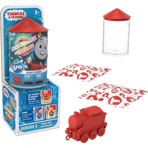 Thomas ampamp Friends Mystery Toy Trains Collection Color Reveal Engines with ColorChanging Action ampamp Cargo for Kids Ages 3 Years Each Sold Separately