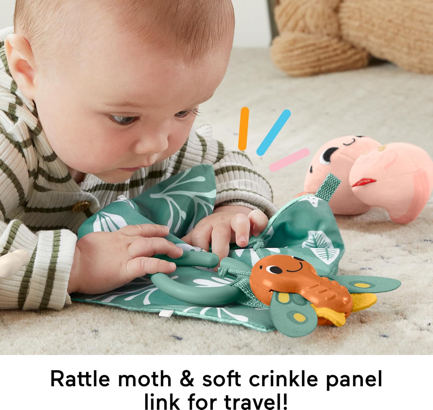 FisherPrice Baby Toys So Many Senses Set 4 Sensory Activities for Developmental Play for Newborns Ages 0 MonthsSensimals