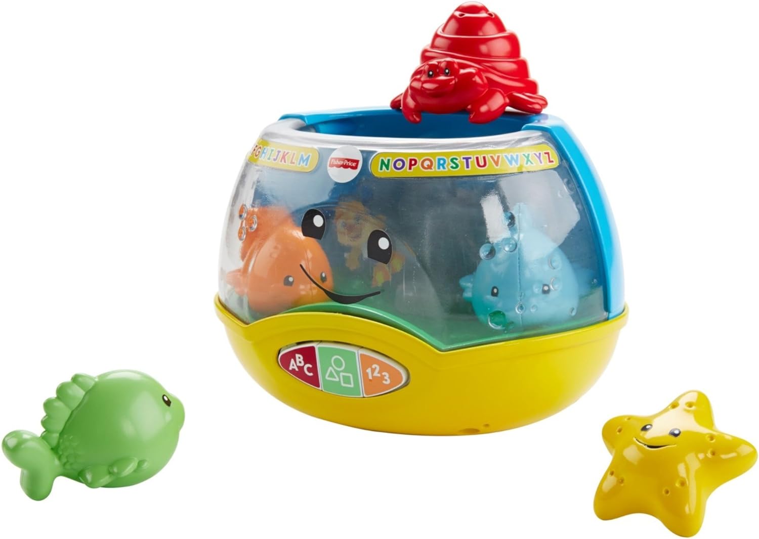 FisherPrice Baby ampamp Toddler Toy Laugh ampamp Learn Magical Lights Fishbowl with Smart Stages Learning Content for Infants Ages 6 Months