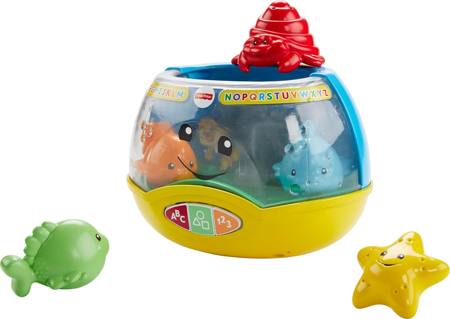 FisherPrice Baby ampamp Toddler Toy Laugh ampamp Learn Magical Lights Fishbowl with Smart Stages Learning Content for Infants Ages 6 Months