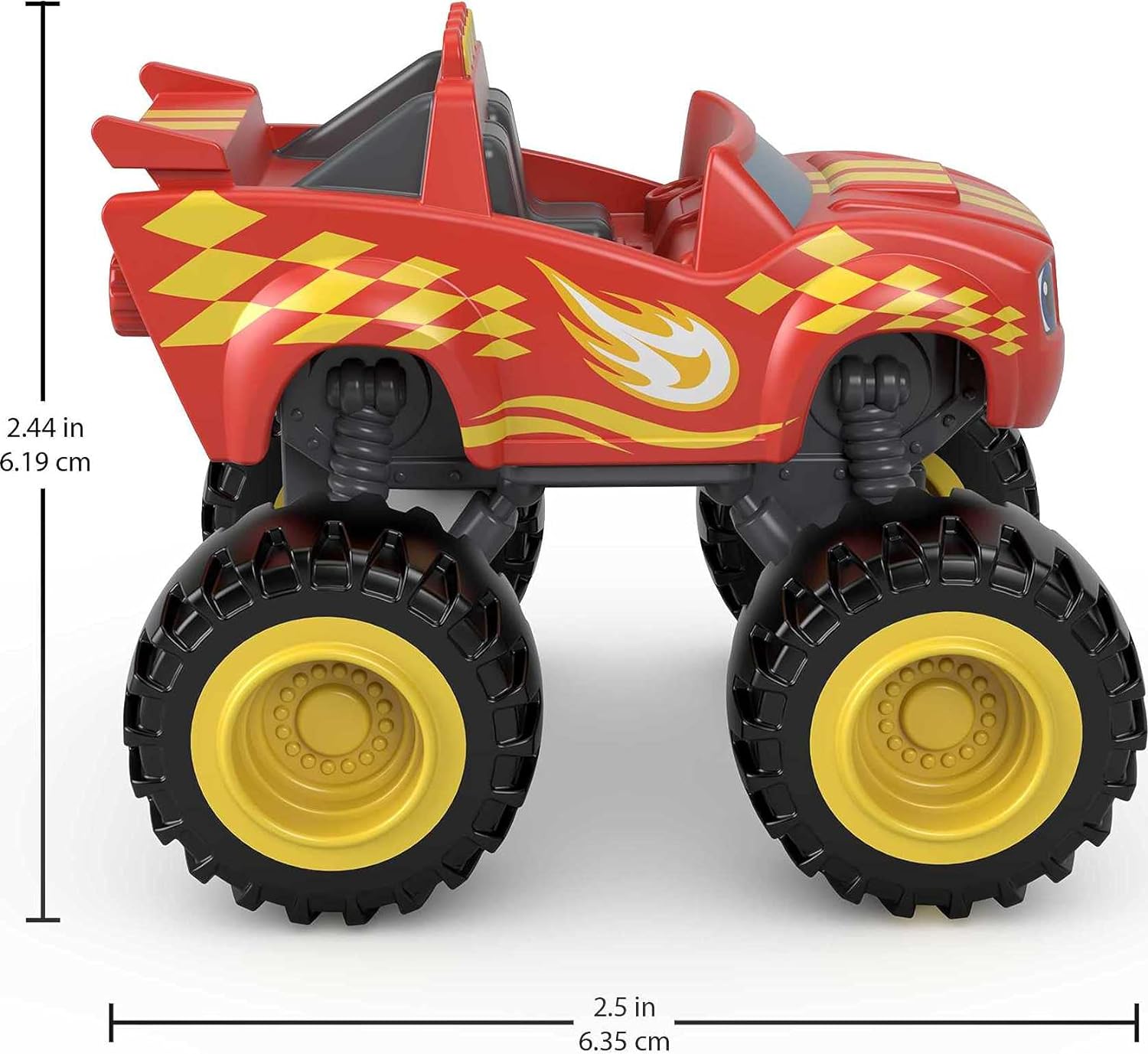 FisherPrice Blaze and The Monster Machines Diecast Toys Racers 4 Pack of PushAlong Metal Vehicles for Pretend Play Preschool Kids Ages 3 Years Amazon Exclusive4 pack