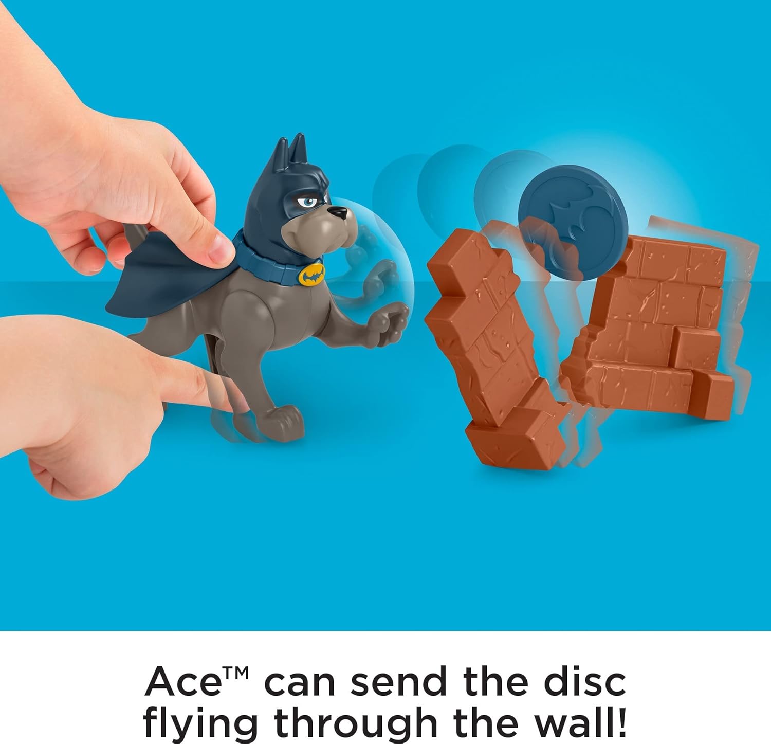 FisherPrice DC League of SuperPets Preschool Toys Super Hero ampamp Action Pet Set Batman Superman Krypto ampamp Ace for Kids Ages 3 Years