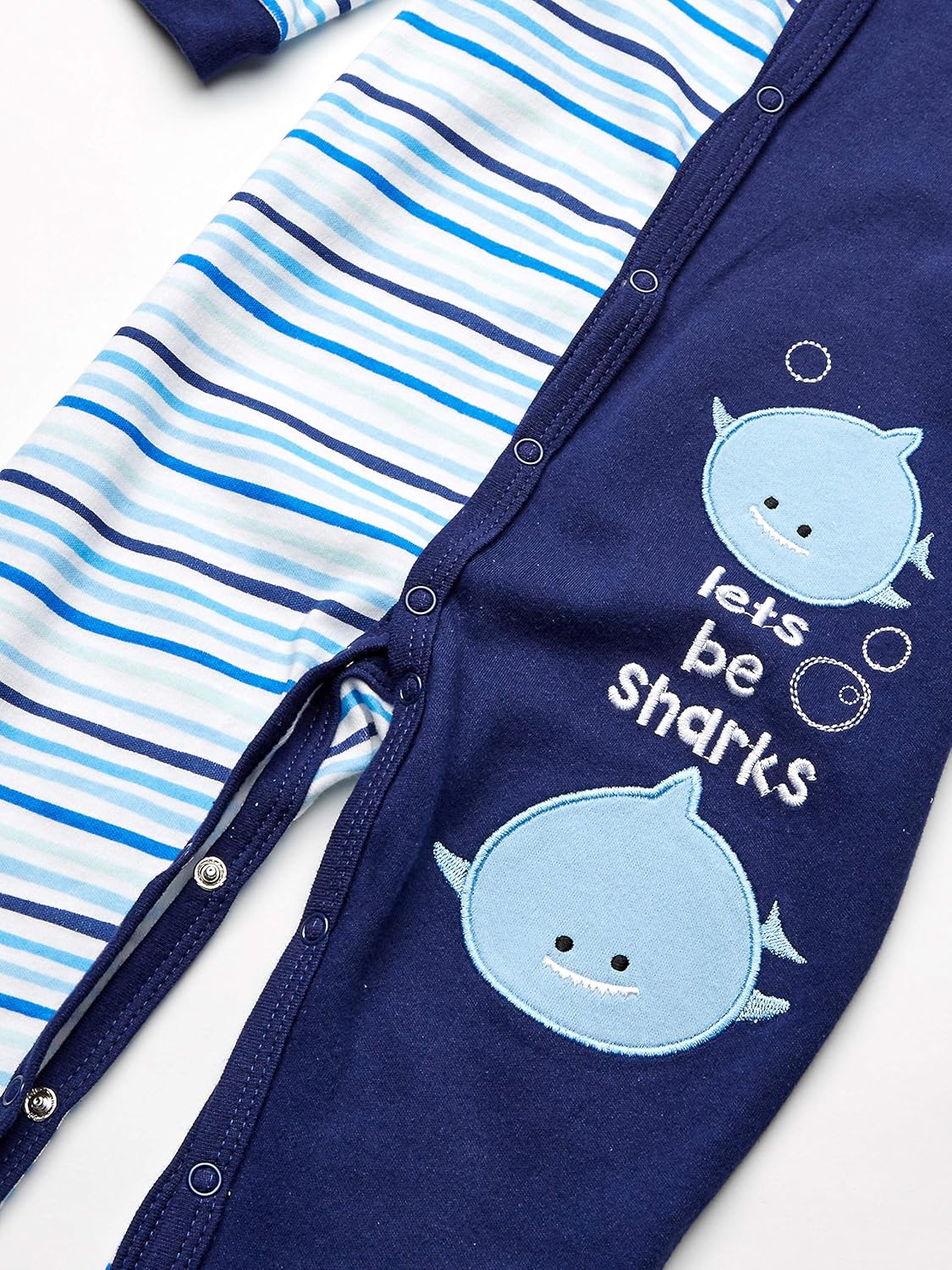 FisherPrice Embroidered OnePiece CoverallNautical Blue