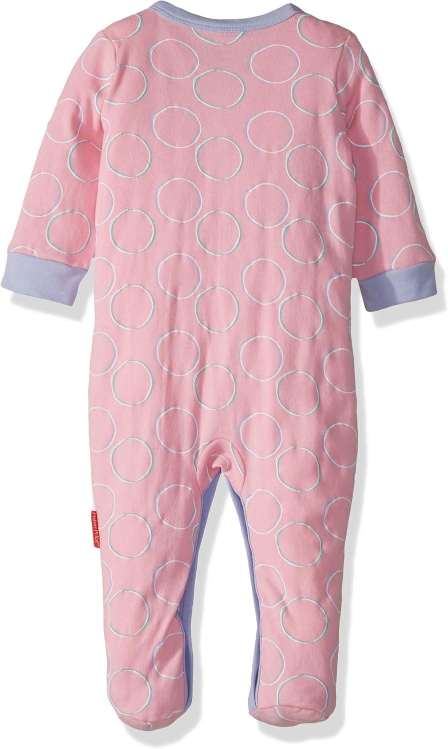 FisherPrice Embroidered OnePiece CoverallPinkWhite