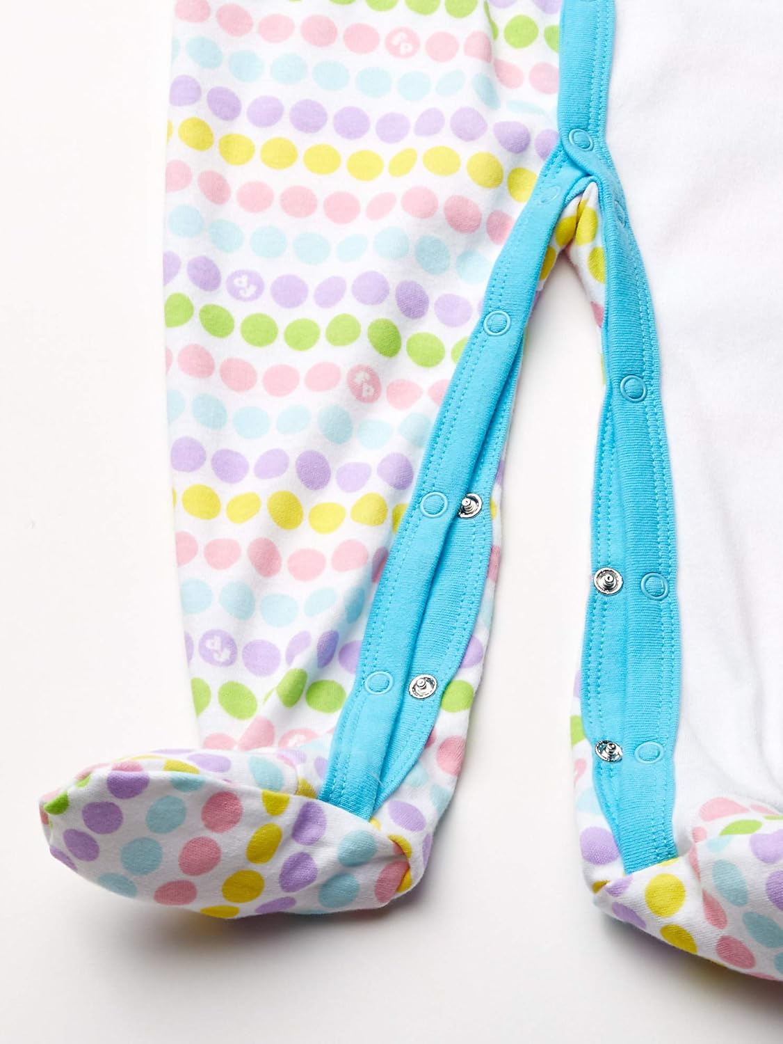 FisherPrice Embroidered OnePiece CoverallWhitePinkBlue