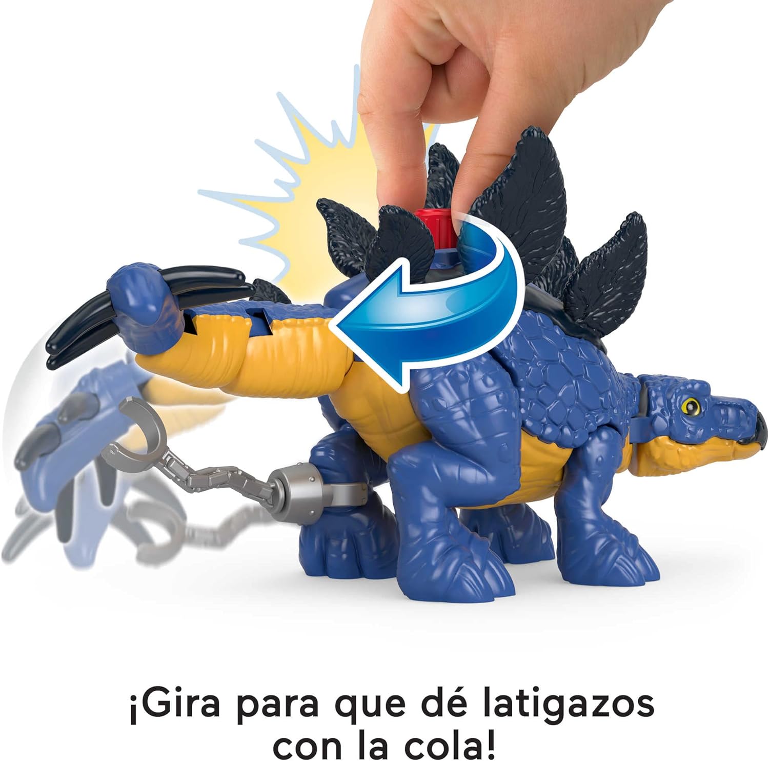 FisherPrice Imaginext Jurassic World Dinosaur Toy Stegosaurus ampamp Dr Alan Grant Figure Set for Pretend Play Preschool Kids Ages 3 Years