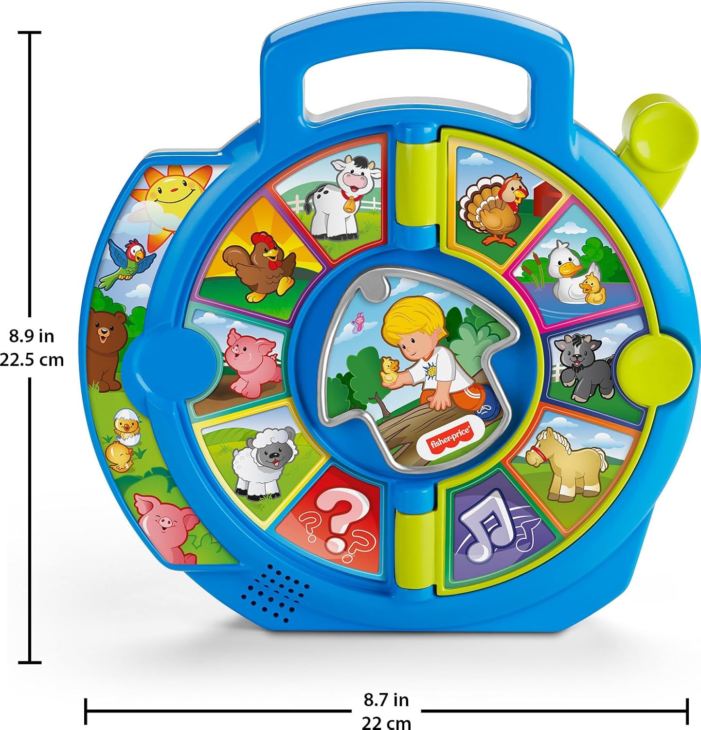 FisherPrice Little People Toddler Learning Toy World of Animals See N Say with Music and Sounds for Ages 18 Months