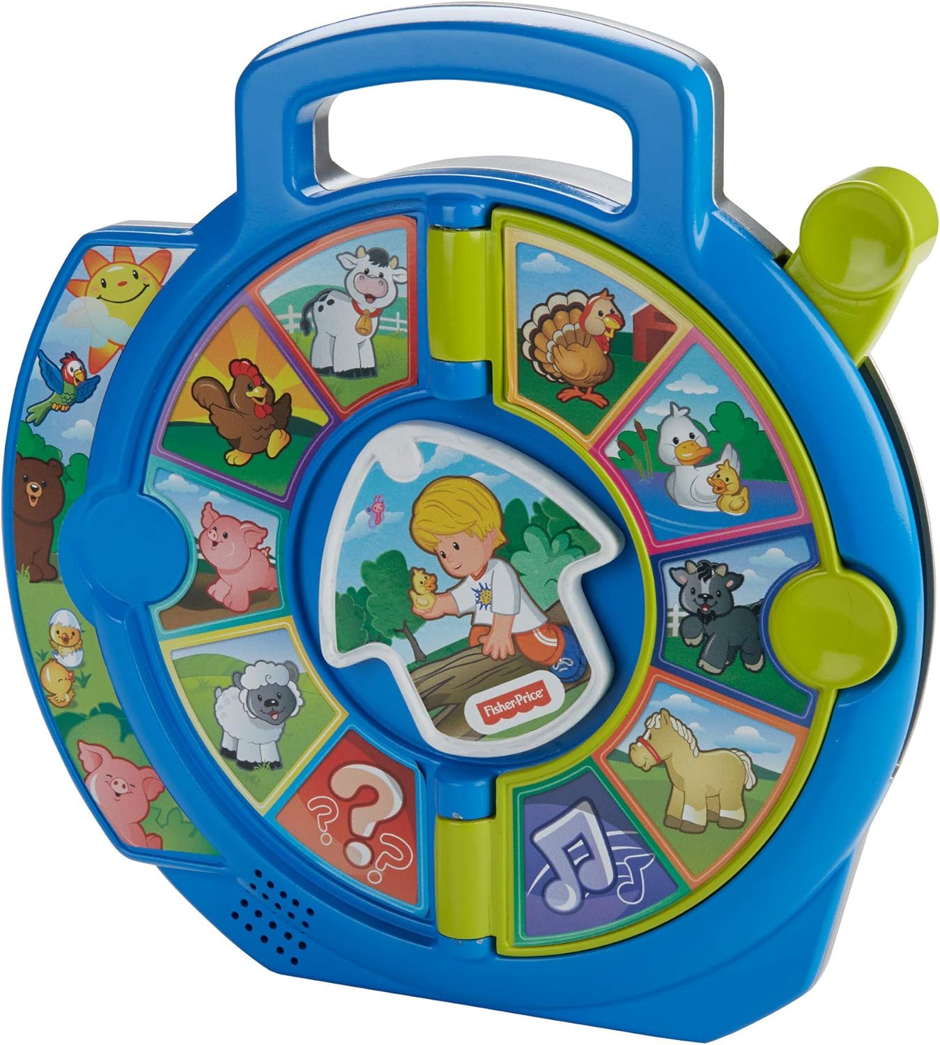 FisherPrice Little People Toddler Learning Toy World of Animals See N Say with Music and Sounds for Ages 18 Months