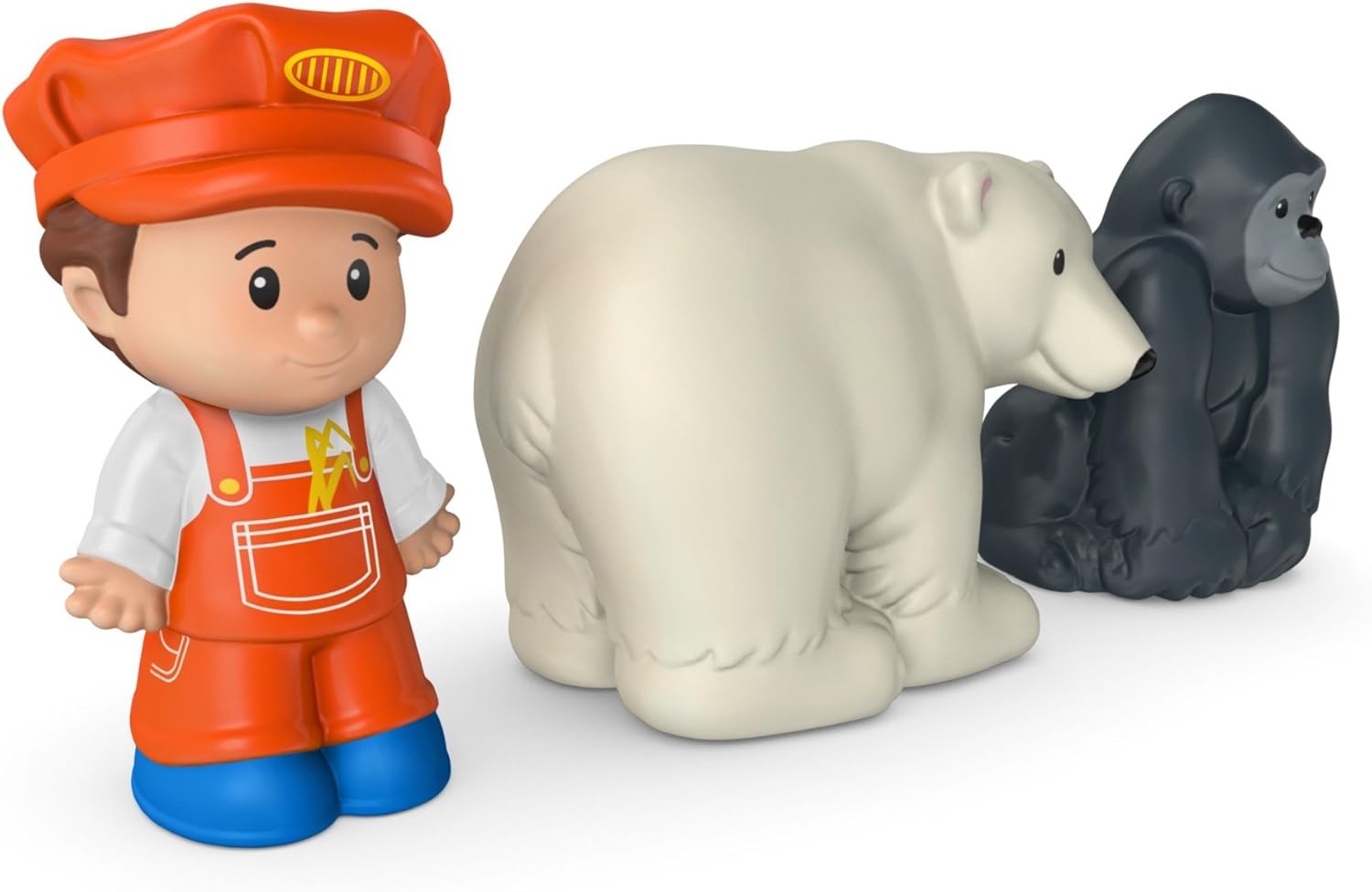 FisherPrice Little People Toddler Toy Train ChooChoo Zoo with Music Sounds and 3 Figures for Pretend Play Ages 1 Years