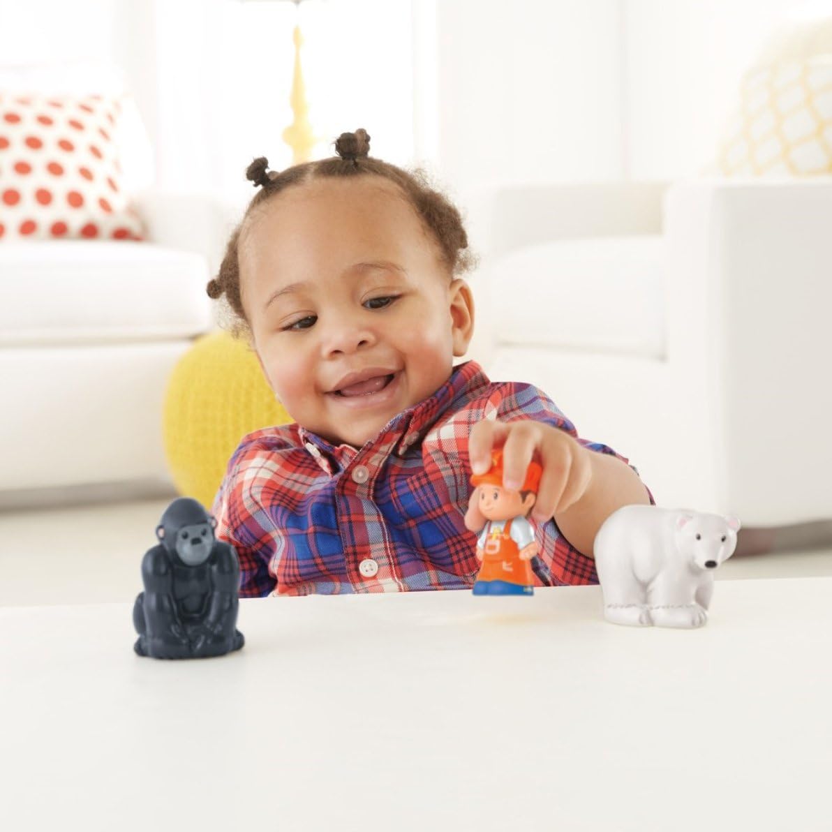 FisherPrice Little People Toddler Toy Train ChooChoo Zoo with Music Sounds and 3 Figures for Pretend Play Ages 1 Years