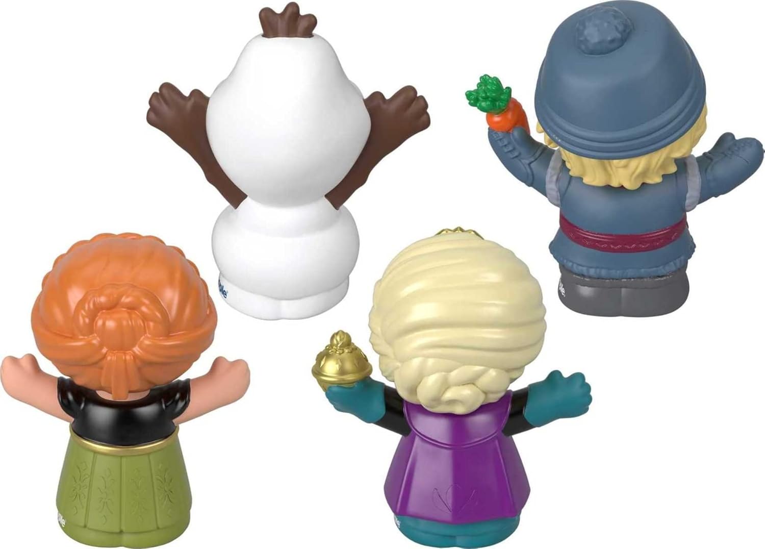 FisherPrice Little People Toddler Toys Disney Frozen Elsa ampamp Friends Figure Set with Anna Kristoff ampamp Olaf for Ages 18 Months4Pack