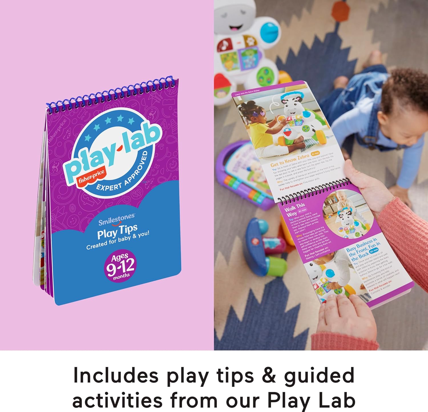 FisherPrice Newborn Baby Kit Lets Snuggle ampamp Play Set Developmental Toys with Activity Guide for Infants Ages 0 Months912 Month