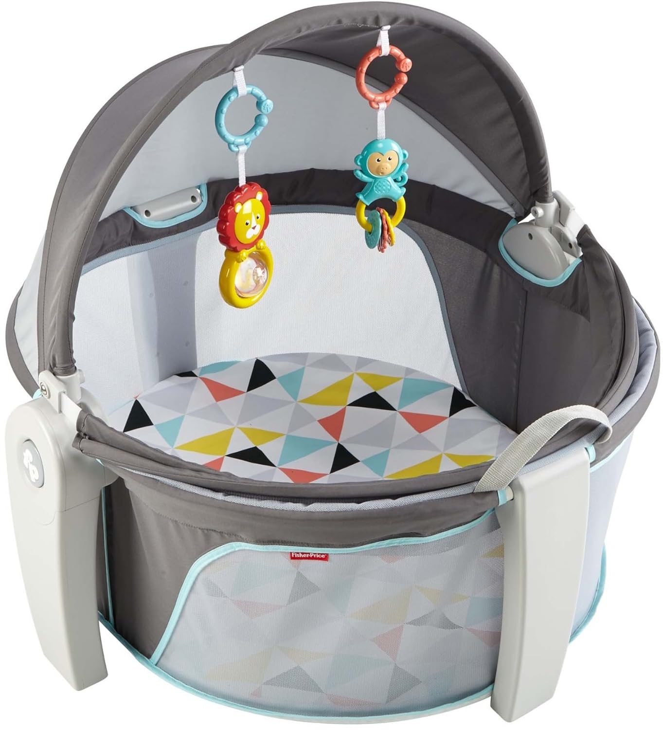 FisherPrice OnTheGo Baby Dome Gray and White