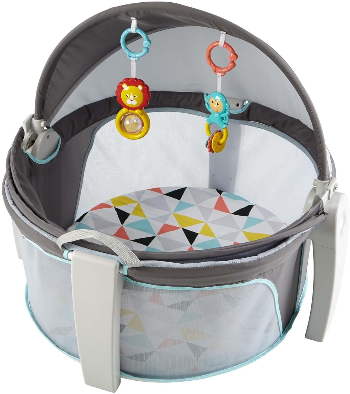 FisherPrice OnTheGo Baby Dome Gray and White