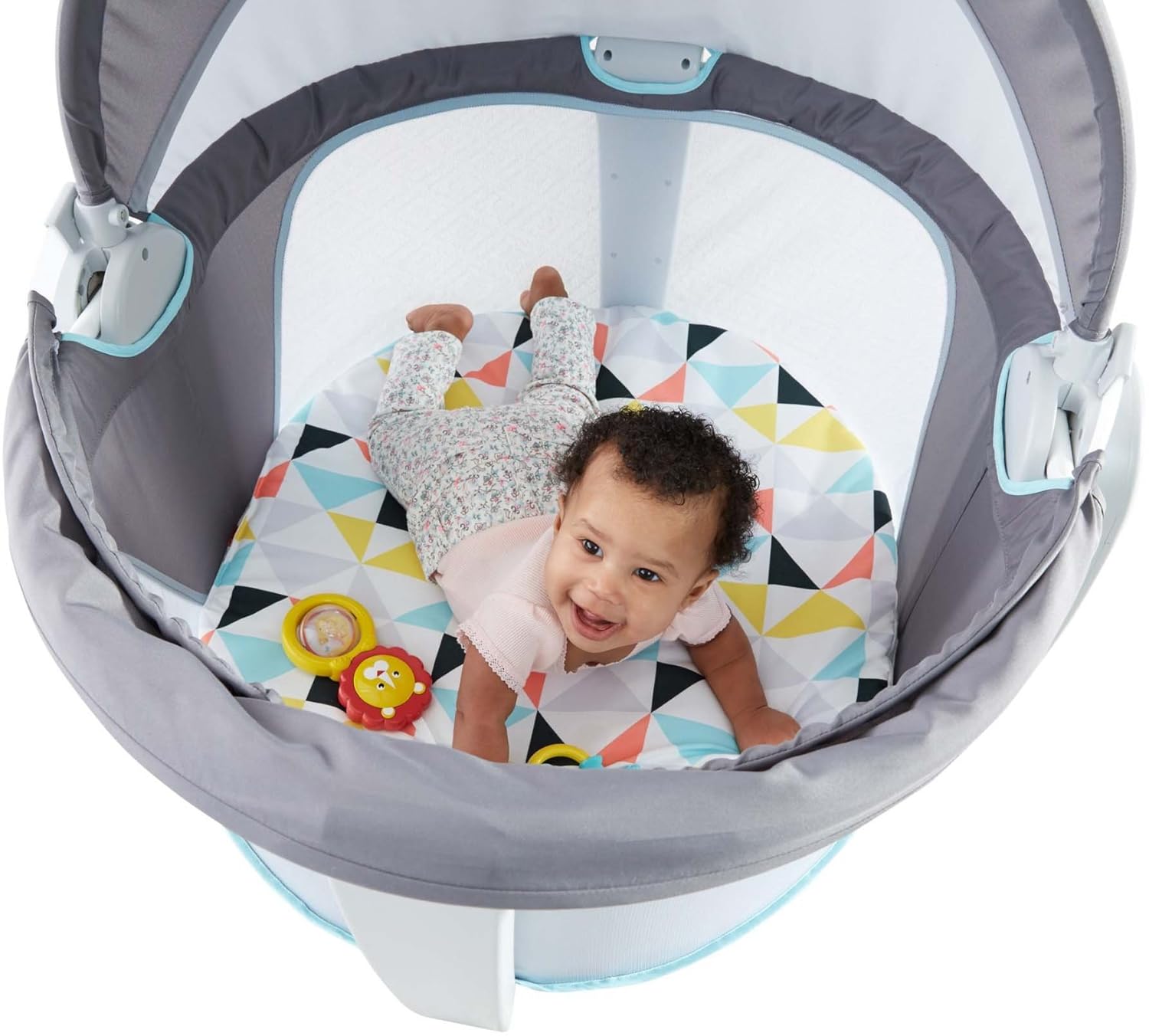 FisherPrice OnTheGo Baby Dome Gray and White