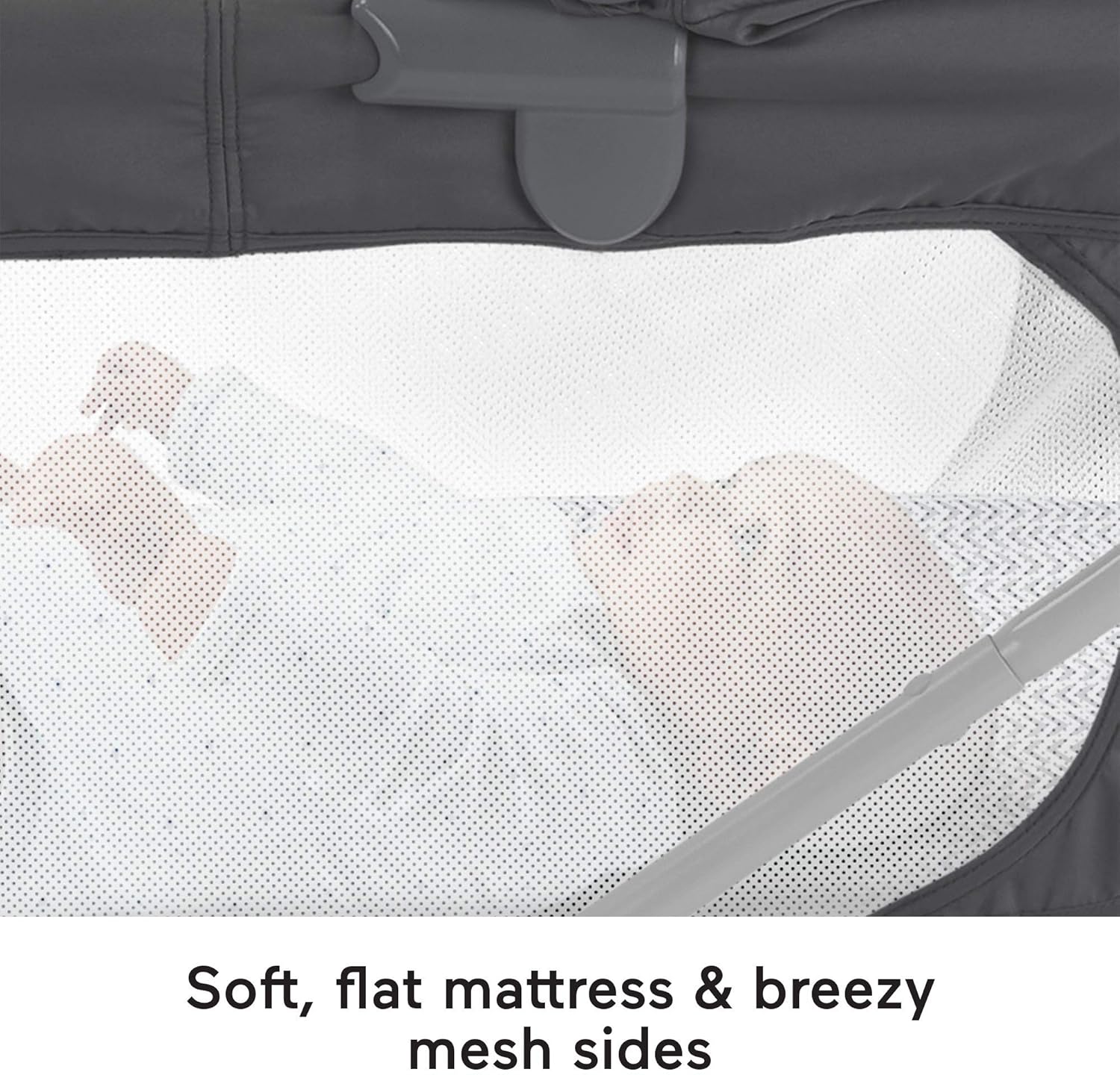 FisherPrice Portable Baby Crib Soothing View Projection Bassinet with Lights Music Vibrations ampamp Slim Fold for Newborns 0 Months Pencil StrokesPencil Strokes