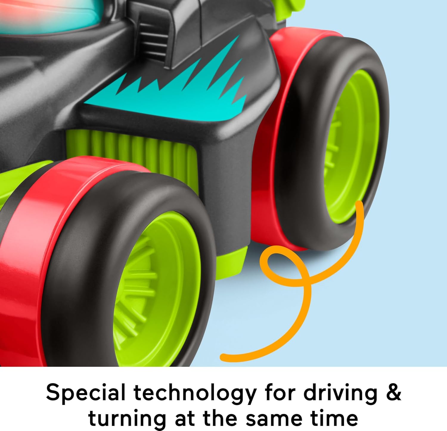 FisherPrice Preschool Toy Remote Controlled Car My Easy RC with 2 Speeds for Kids Ages 3 Years