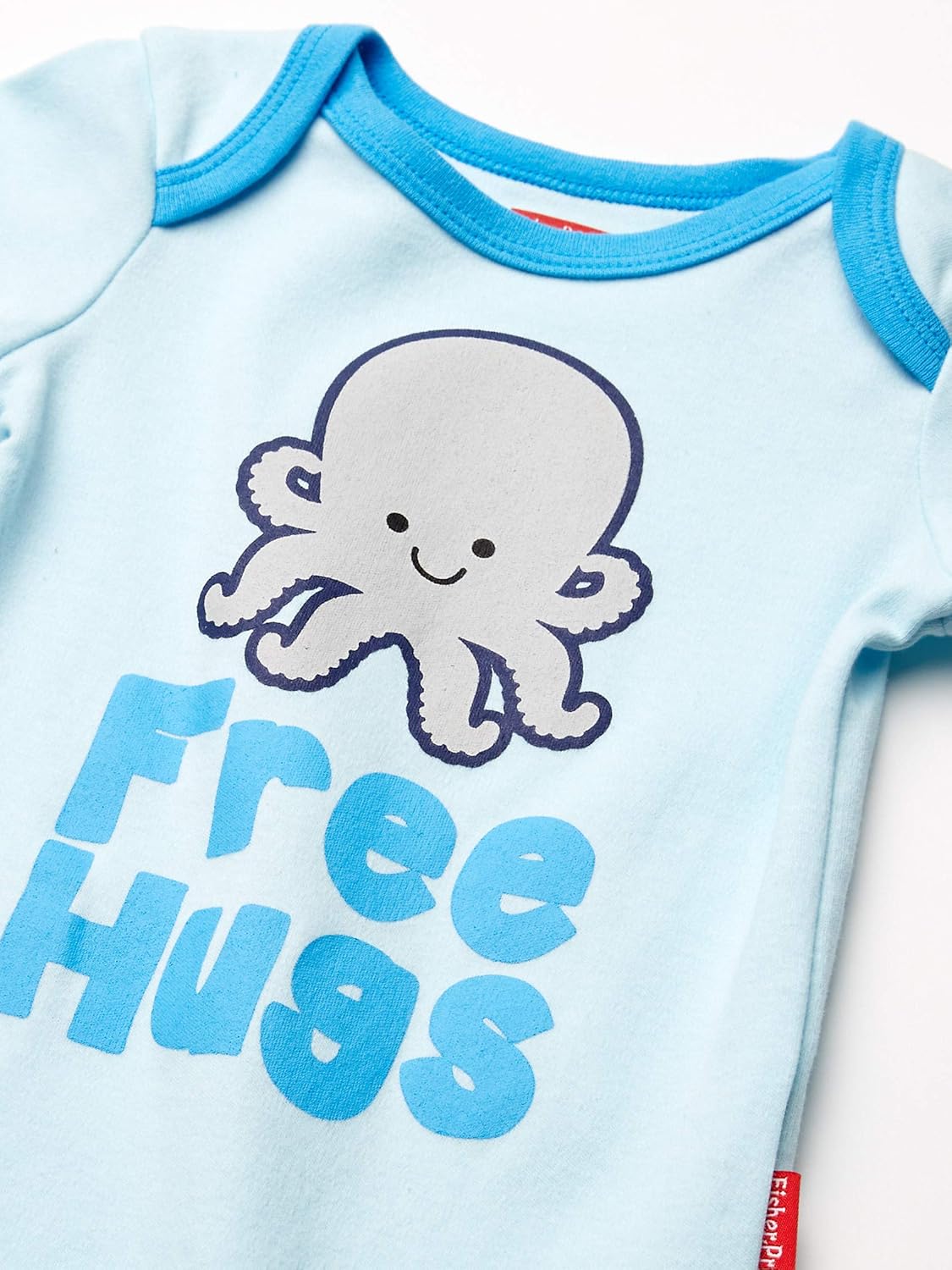 FisherPrice babyboys 3 Piece Shortsleeve Bodysuit Pant and Cap Layette SetNautical Blue